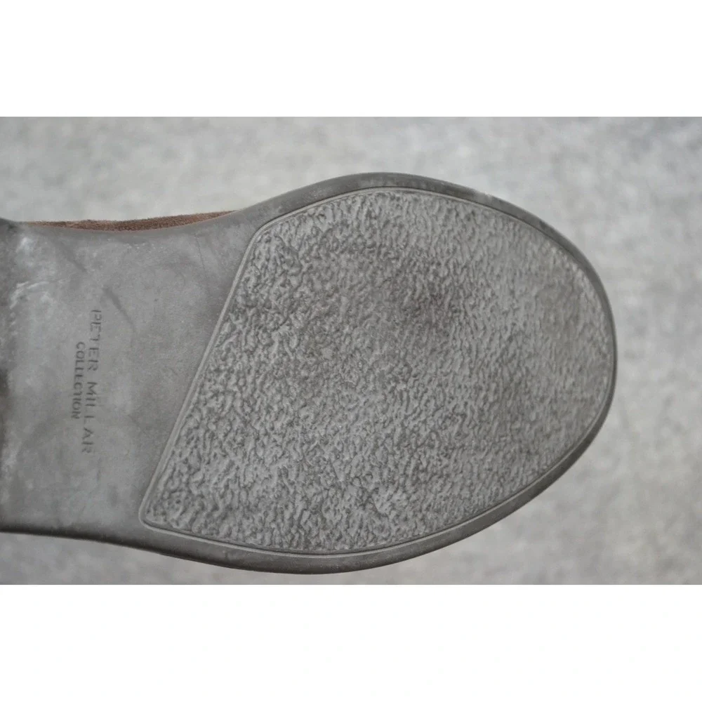 Peter Millar Boots Mens 13 Brown Suede Slip On Ankle Casual Collection Shoes